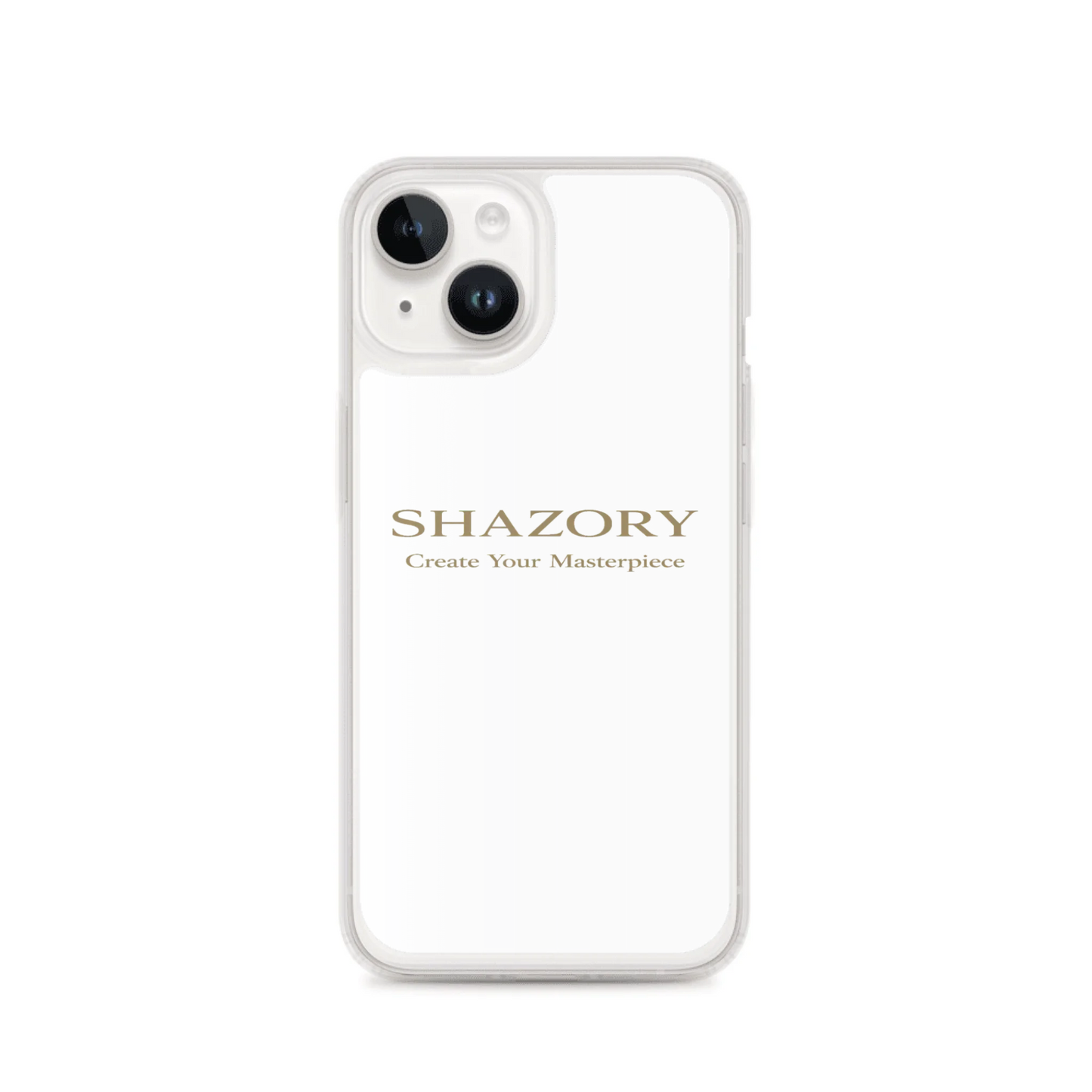 Personalized clear iPhone 14 case — custom photo phone case with transparent design for everyday carry