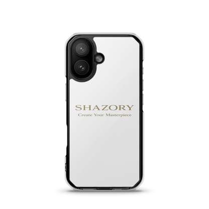Shazory custom clear iPhone 17 Air case — personalized photo or design on slim transparent base