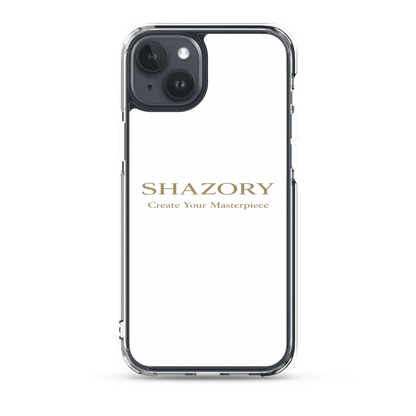 Personalized clear iPhone 15 Plus case — custom photo phone case with transparent base for everyday protection