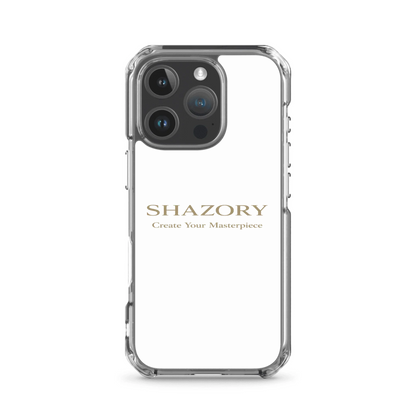 Custom clear iPhone 16 Pro case — personalized photo or design on slim transparent everyday protection
