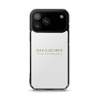 Custom clear iPhone 17 Air case front view — personalized photo design with everyday phone protection