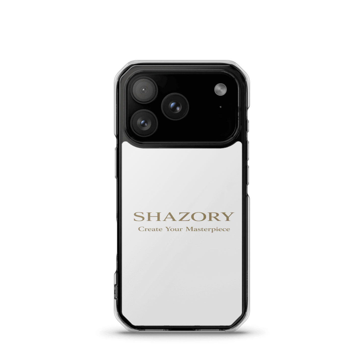 Personalized iPhone 17 Air clear case — custom photo or artwork printed on slim transparent base