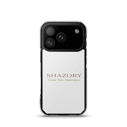 Personalized iPhone 17 Air clear case — custom photo or artwork printed on slim transparent base