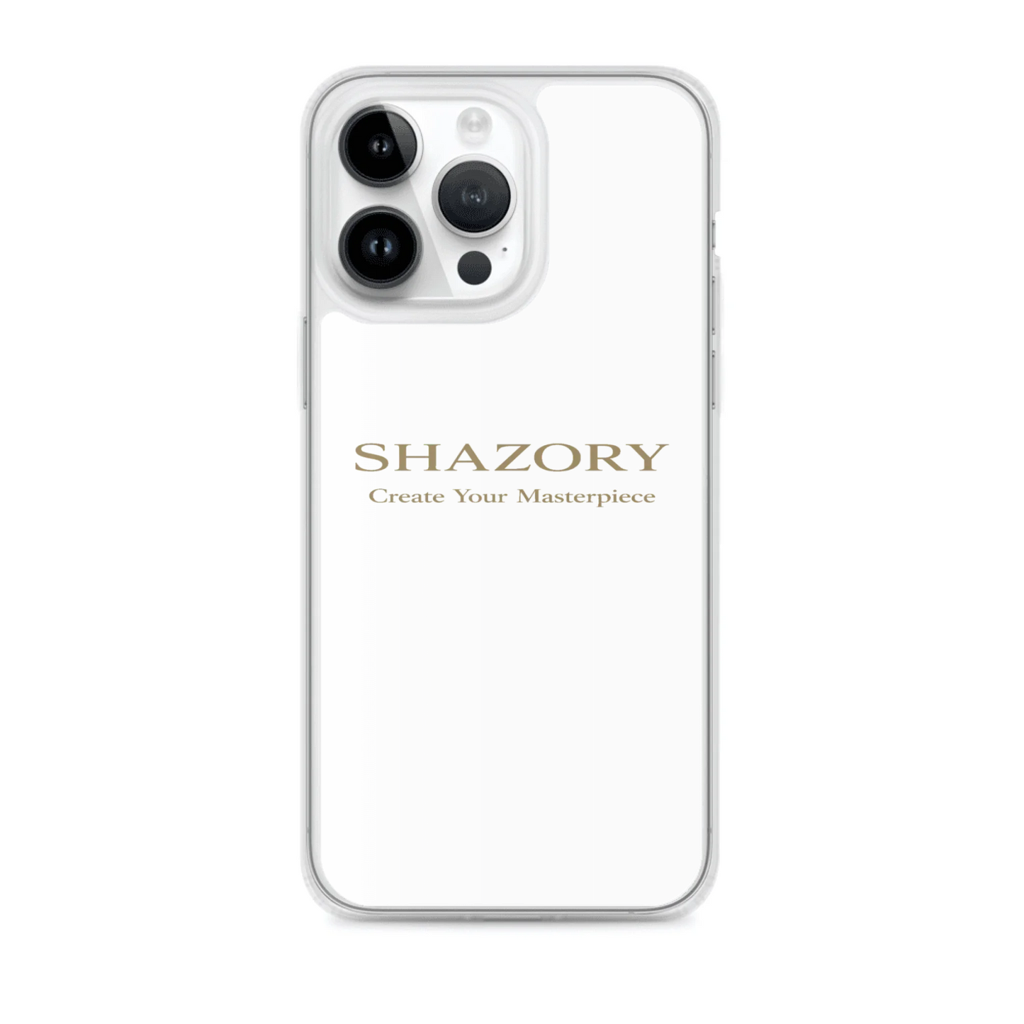 Personalized clear iPhone 14 Pro Max case — custom photo design printed on transparent base for daily carry