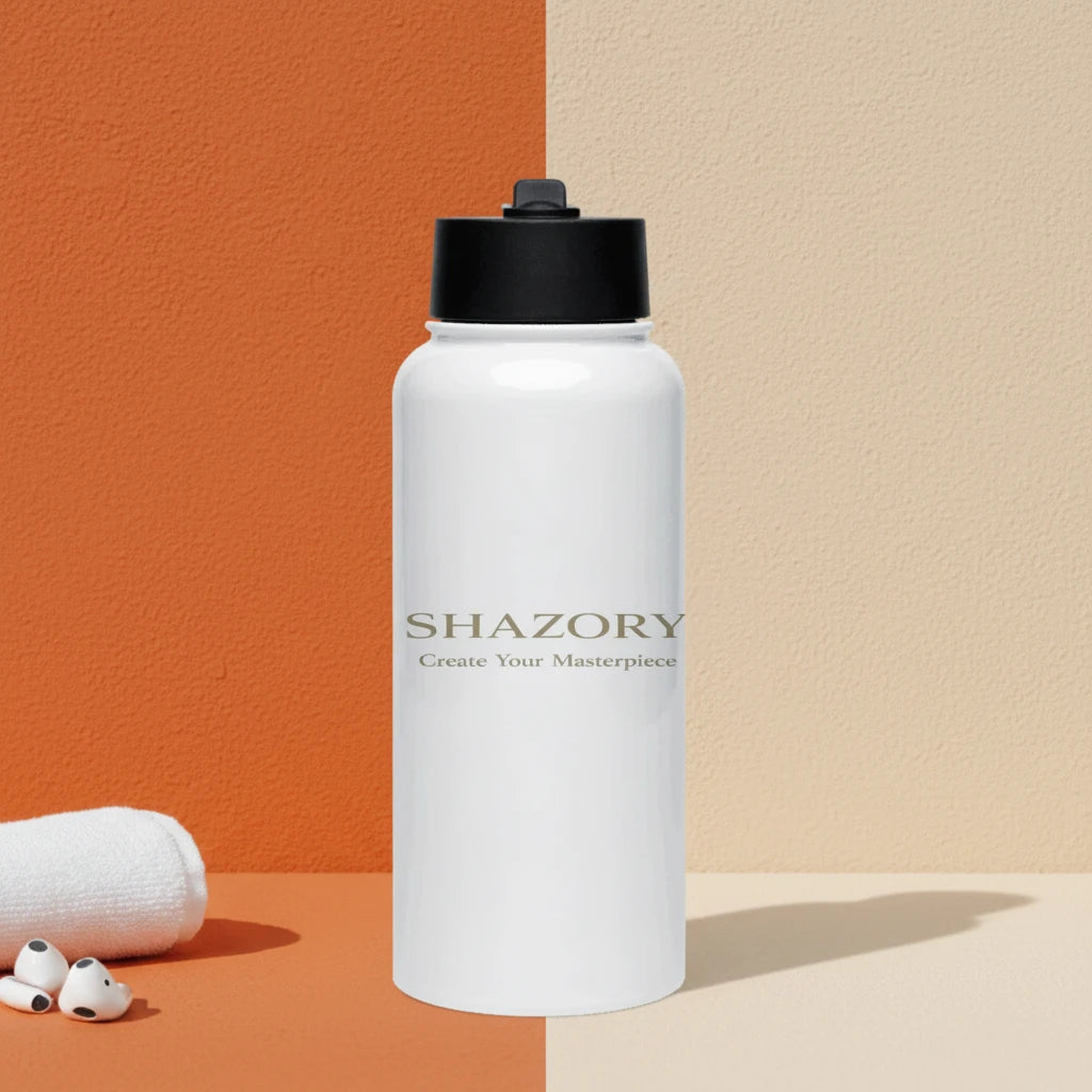 Personalized 32oz Water Bottle — Insulated Steel | Shazory