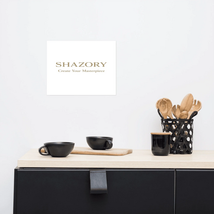 Front view of personalized ultra-matte gallery art — wall art for everyday use