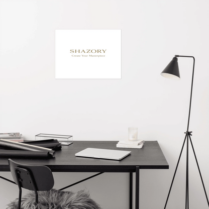 Made-to-order Shazory ultra-matte gallery art — personalized poster gift