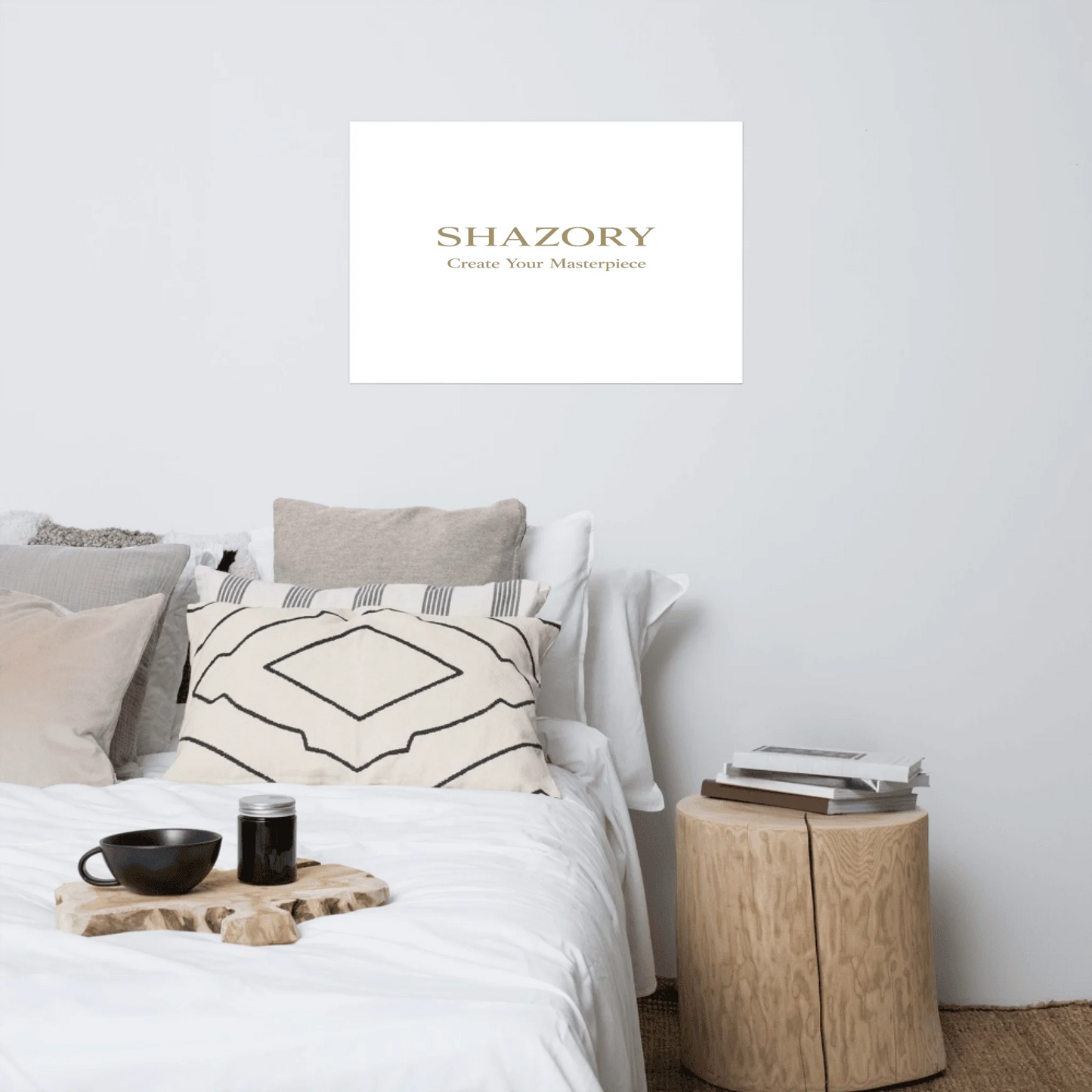 Custom photo ultra-matte gallery art from Shazory Creator Studio — home decor made to order