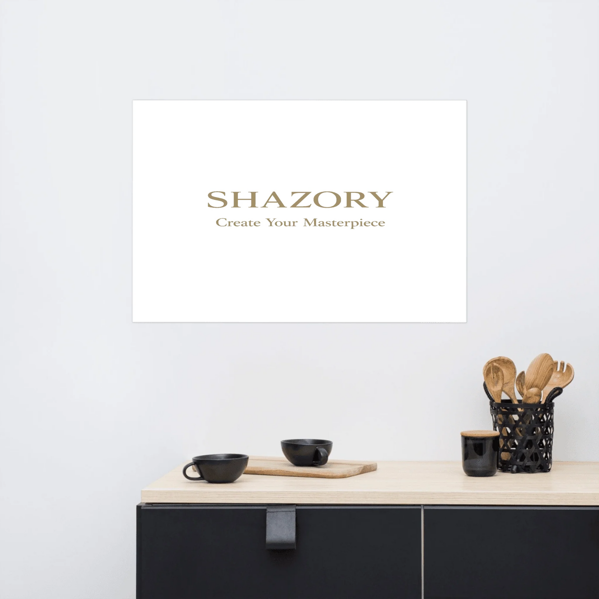 Personalized ultra-matte gallery art alternate view — custom wall art design