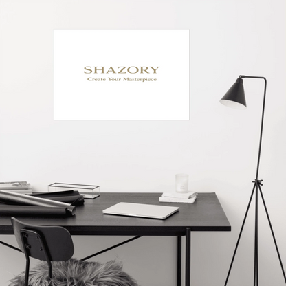Variation view of custom ultra-matte gallery art — personalized wall art styling