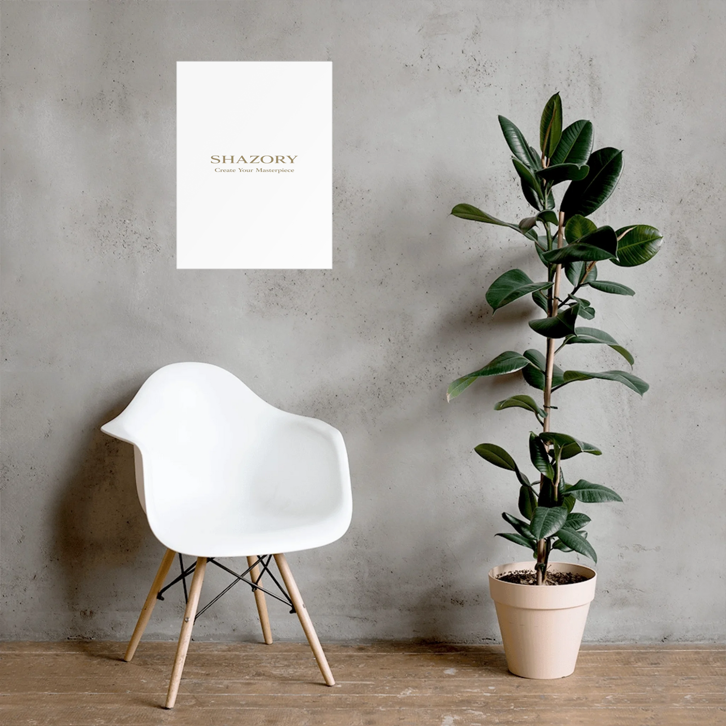 Color or size variation of personalized ultra-matte gallery art — custom poster