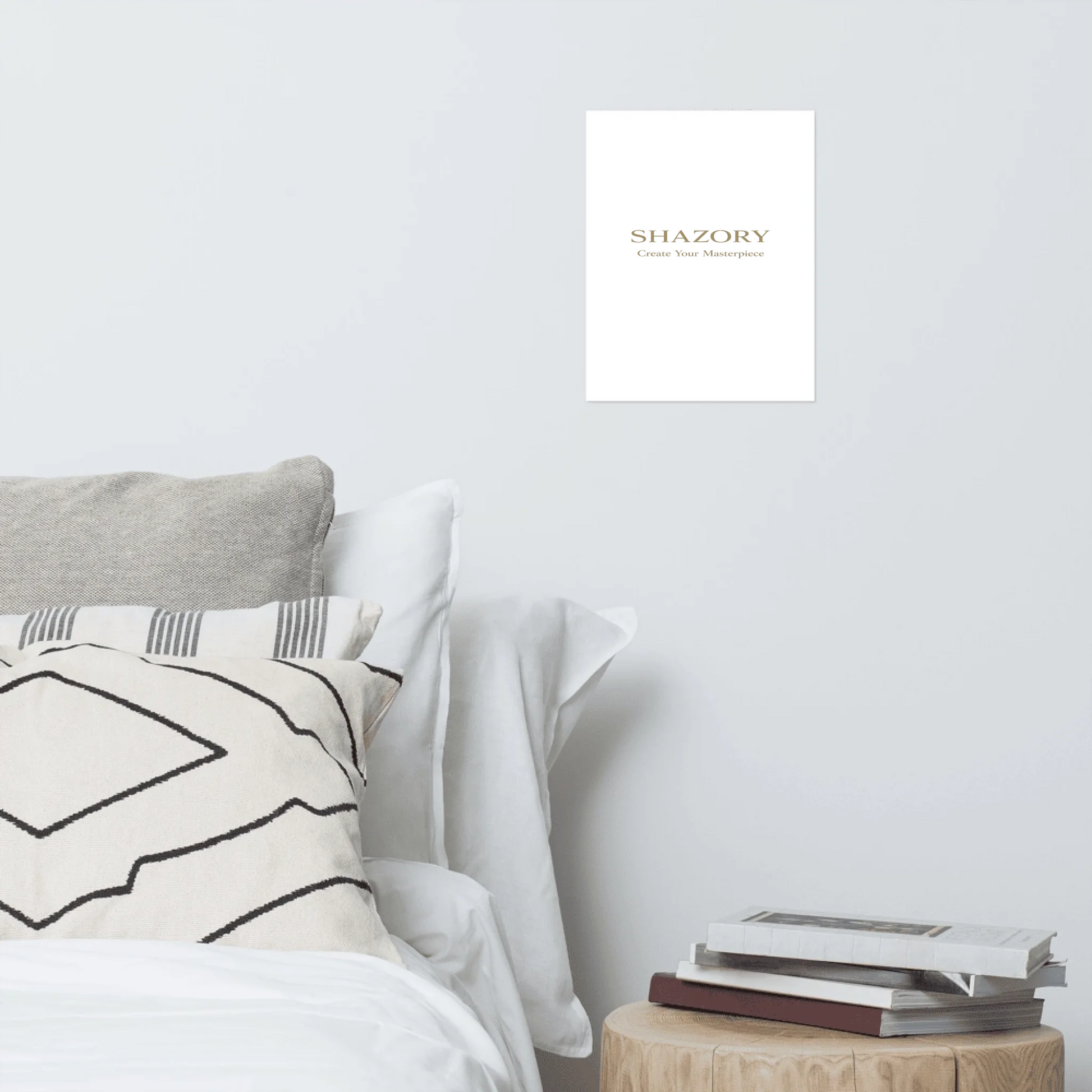 Custom photo ultra-matte gallery art from Shazory Creator Studio — wall art made to order