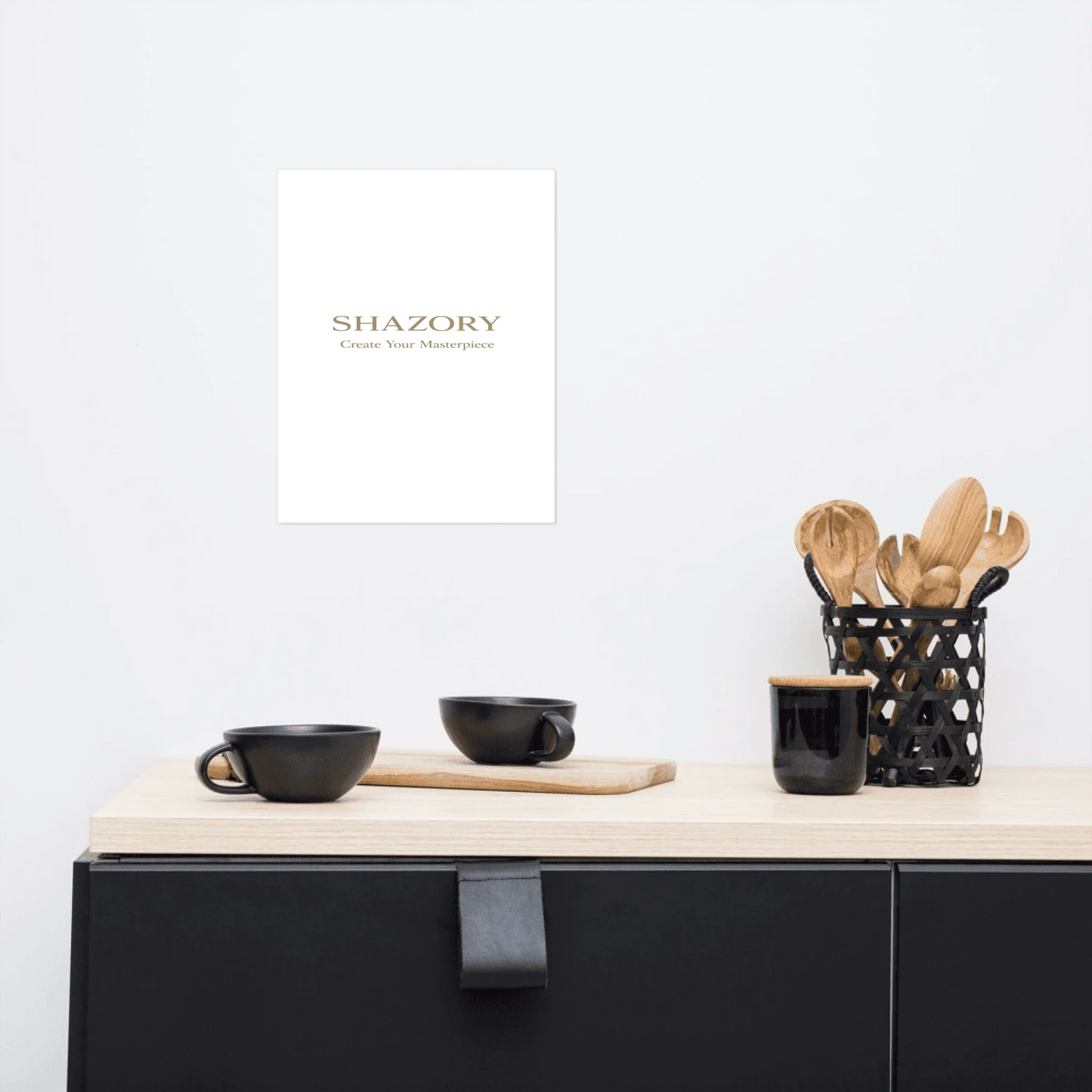 Personalized ultra-matte gallery art alternate view — custom home decor design