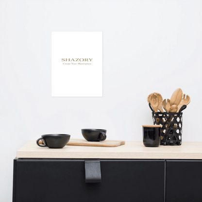 Personalized ultra-matte gallery art alternate view — custom home decor design