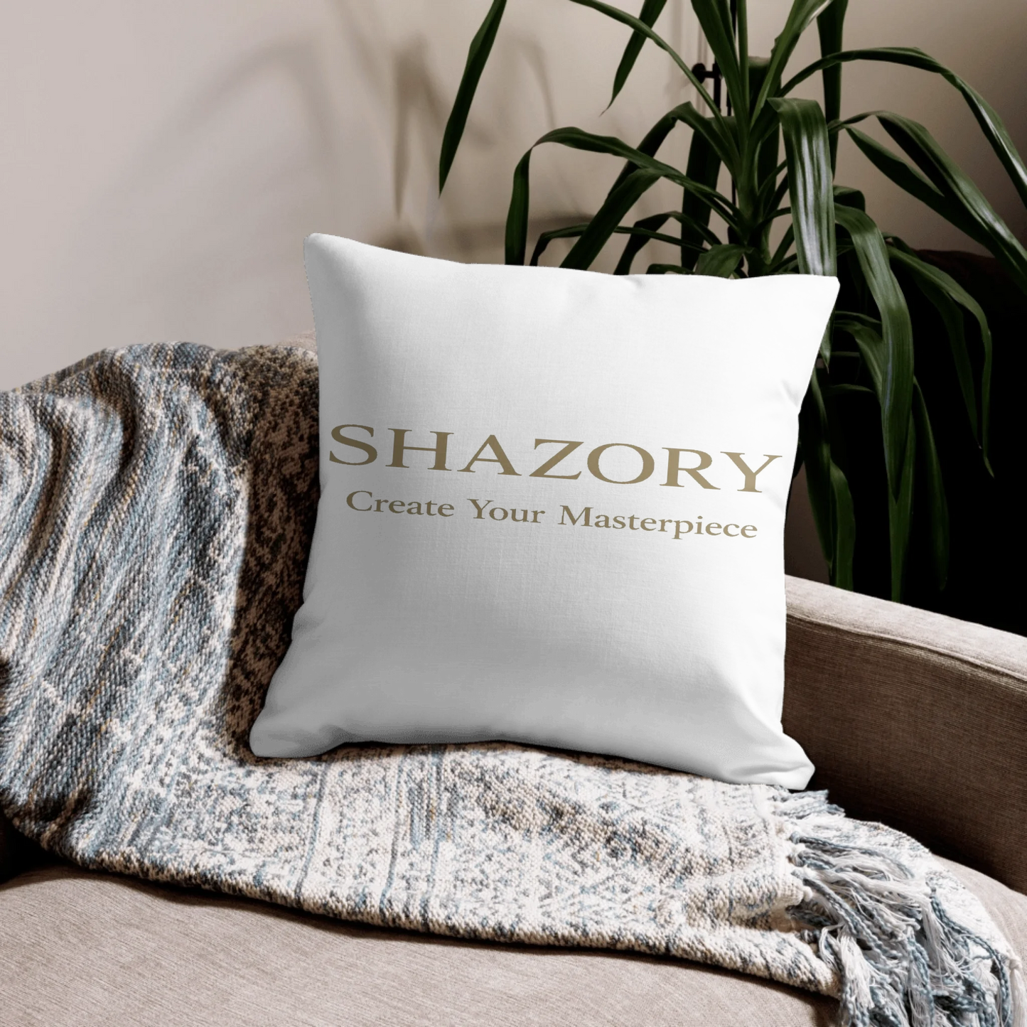 Personalized Pillowcase — Linen-Feel | Shazory