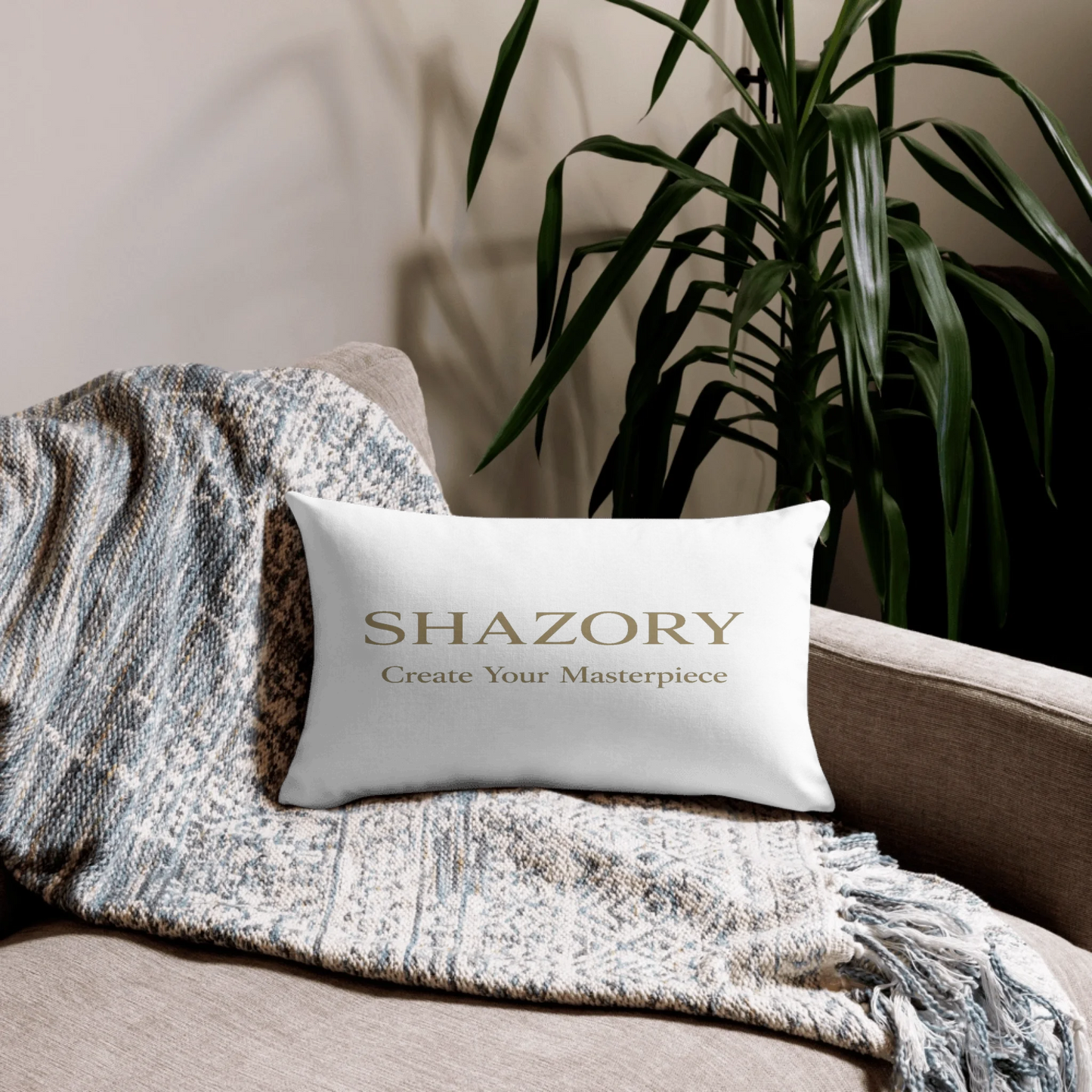 Close-up detail of custom photo print on linen-feel pillowcase — pillowcase surface texture