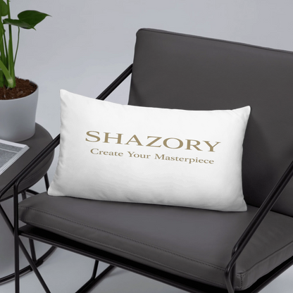 Color or size variation of personalized soft accent pillow — custom pillow