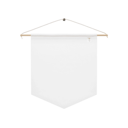 Alternate angle of custom pennant — personalized design with pennant