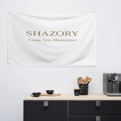 Custom Photo Wall Flag — All-Over Print | Shazory