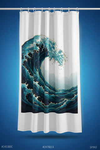 Shazory Custom Photo Shower Curtain, customizable with your own photo, available at getshazory.com