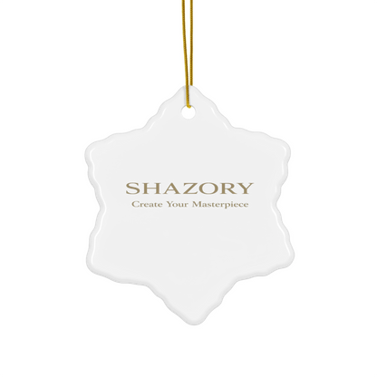Custom ceramic ornament shown in use — ceramic ornament made for everyday styling