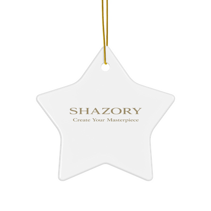 Personalized Ceramic Ornament — Custom Photo | Shazory