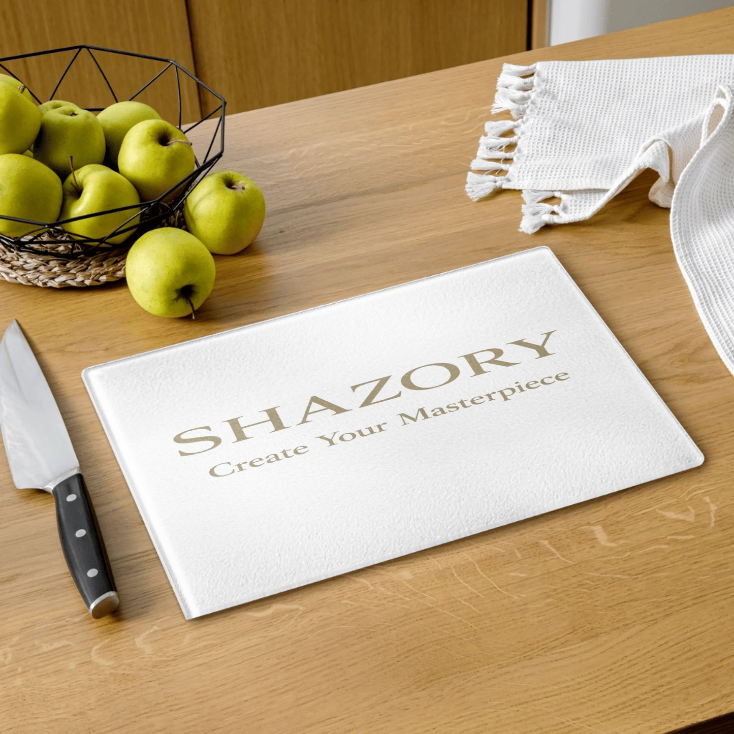Personalized Cutting Board — Glass | Shazory