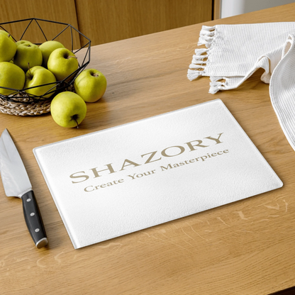 Personalized Cutting Board — Glass | Shazory