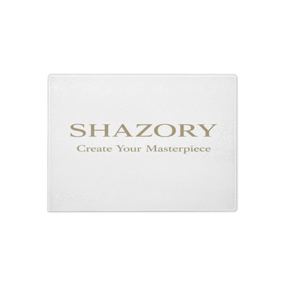 Color or size variation of personalized glass cutting board — custom glass cutting board