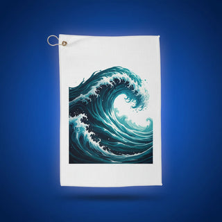 Shazory Custom Golf Towel — main view of personalized microfiber golf towel