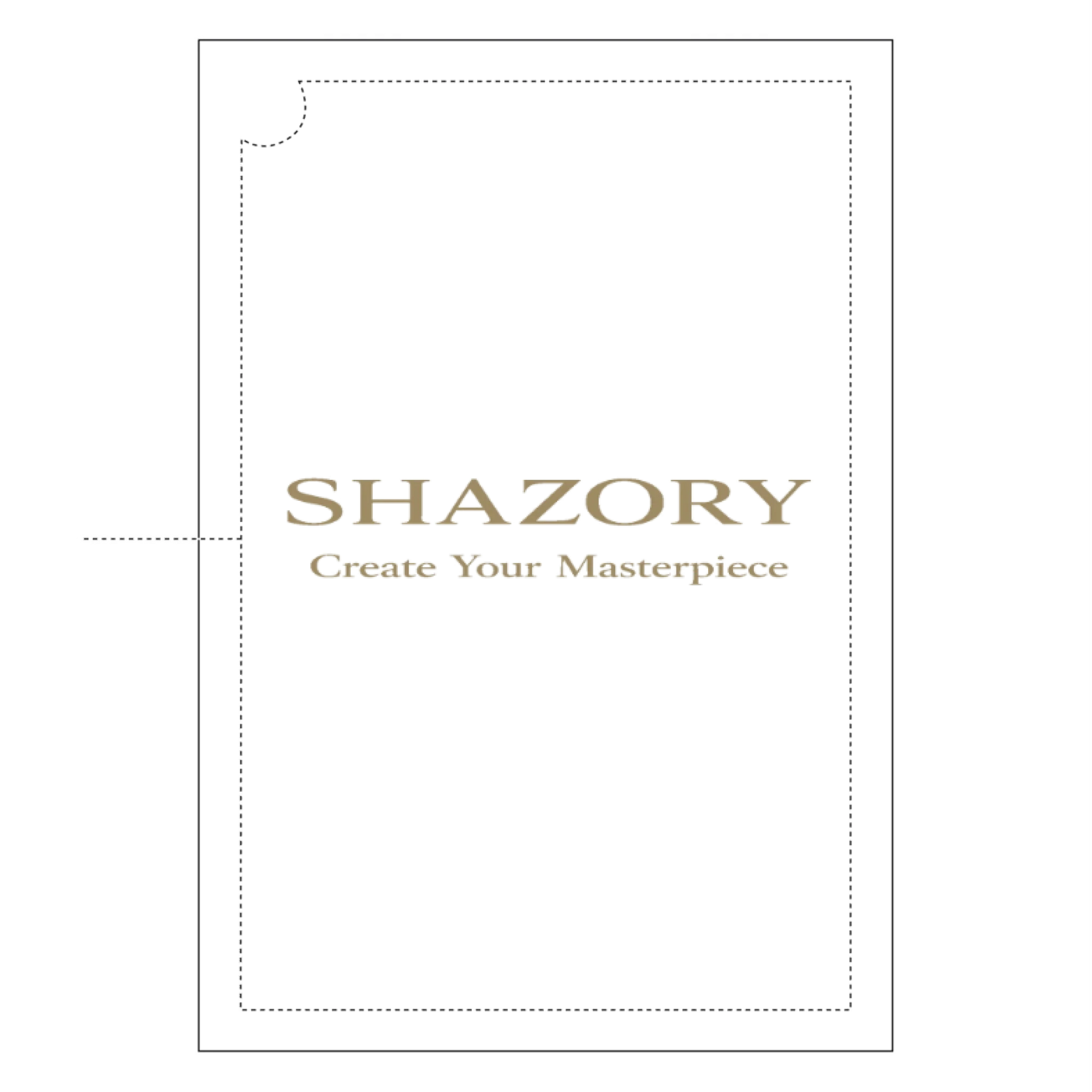Shazory Custom Golf Towel — close-up of all-over print microfiber surface