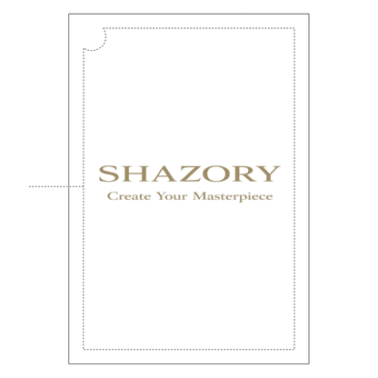Shazory Custom Golf Towel — close-up of all-over print microfiber surface