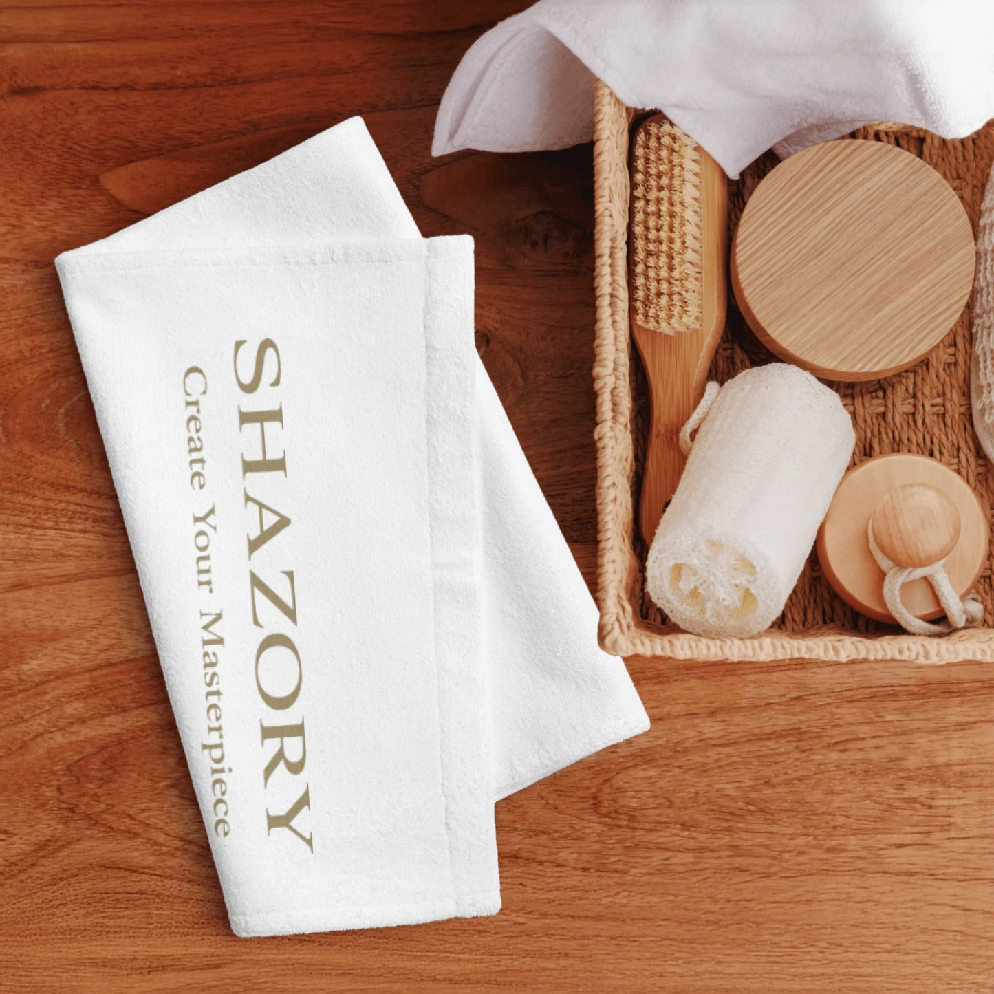 Hand Towel — personalized photo or design printed on hand towel from Shazory