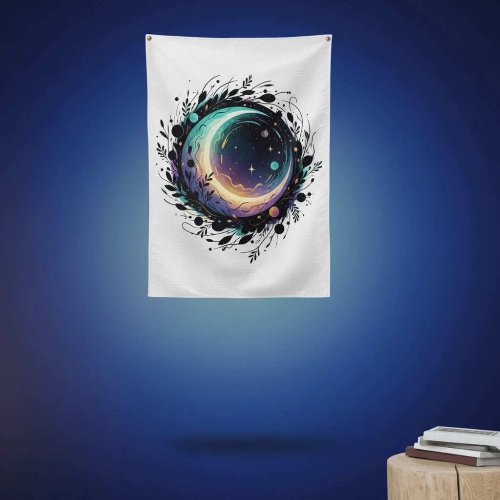 Indoor Wall Tapestry — personalized photo or design printed on indoor wall tapestry from Shazory