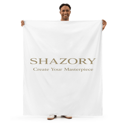 Alternate angle of custom indoor wall tapestry — personalized design with bedroom decor