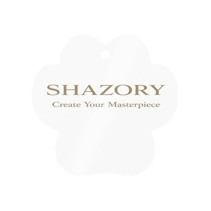Front view of personalized metal ornament — christmas gift for everyday use