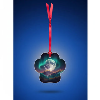 Shazory Personalized Metal Ornament, customizable with your own photo, available at getshazory.com