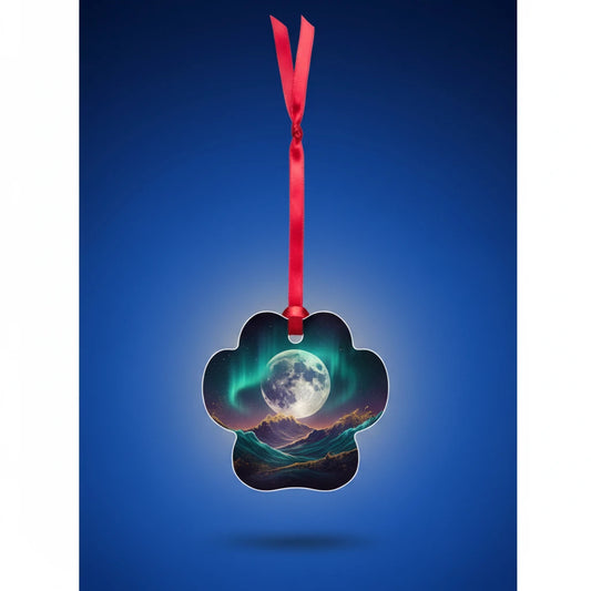 Shazory Personalized Metal Ornament, customizable with your own photo, available at getshazory.com