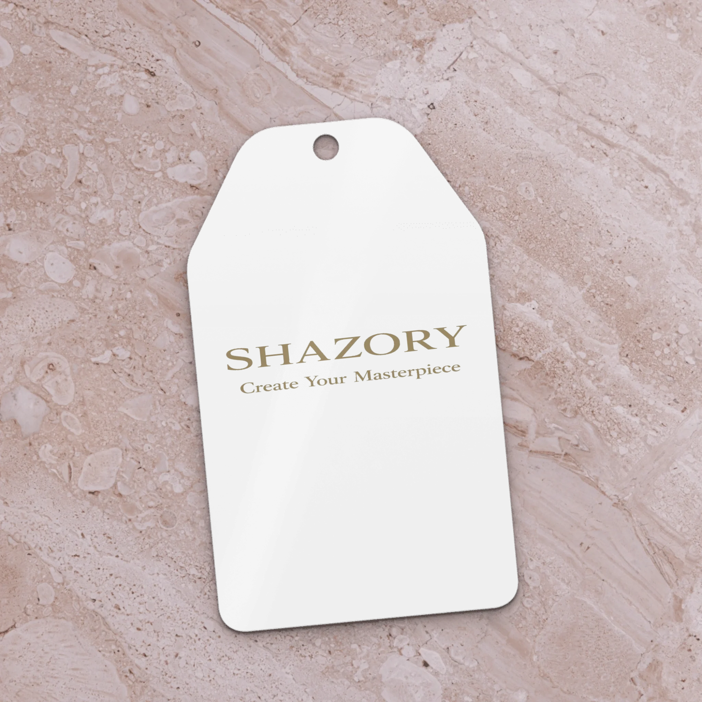 Custom photo metal ornament from Shazory Creator Studio — home decor made to order