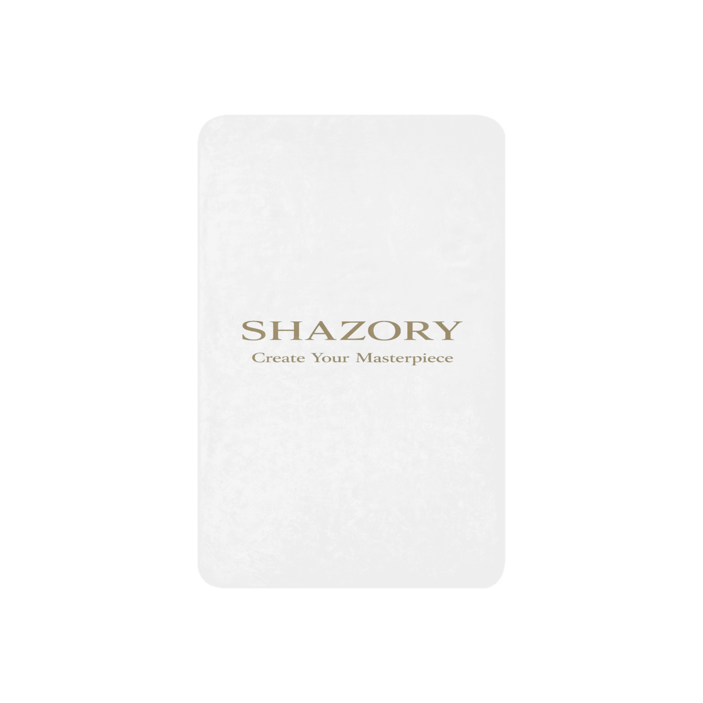 Color or size variation of personalized sublimated sherpa blanket — custom home decor