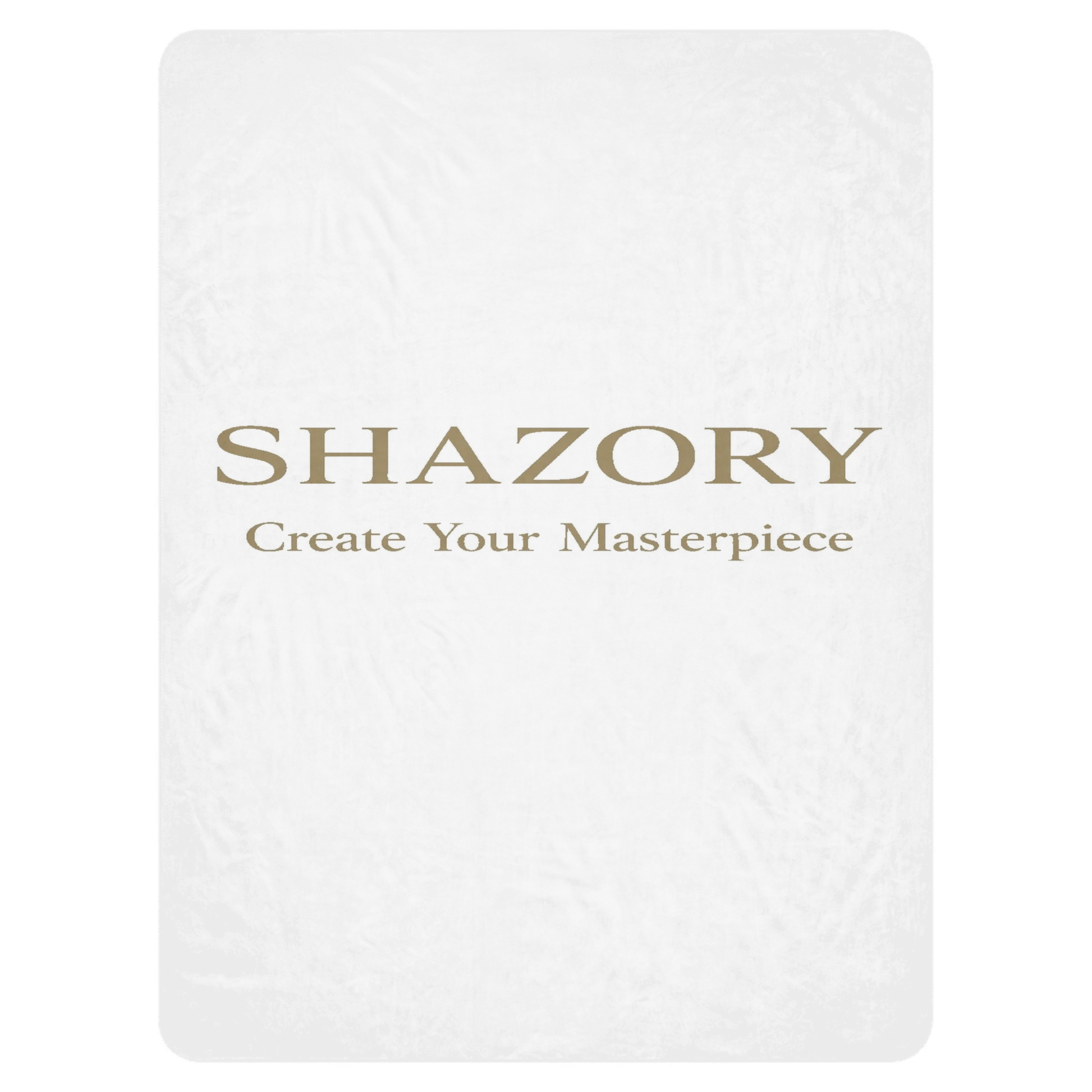 Color or size variation of personalized sublimated sherpa blanket — custom couch decor