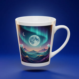 Shazory Custom Photo Latte Mug, customizable with your own photo, available at getshazory.com
