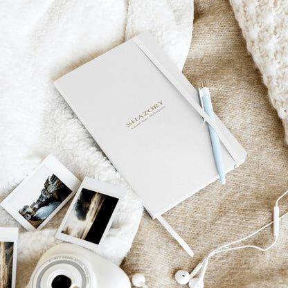 Front view of personalized journalbook hardcover bound notebook — hardcover notebook for everyday use