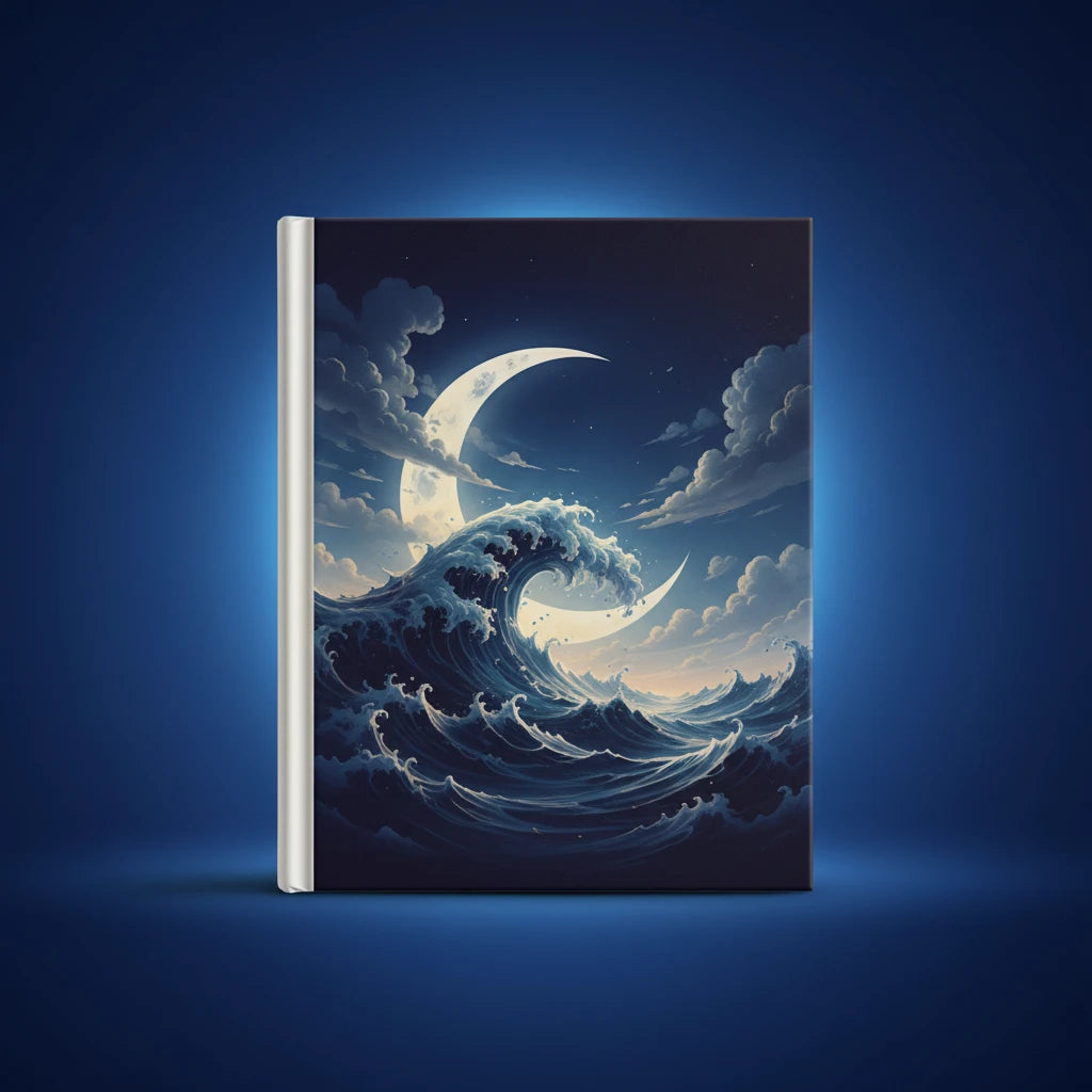 Custom matte hardcover journal with personalized cover design from Shazory