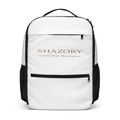 Custom utility backpack with personalized design from Shazory