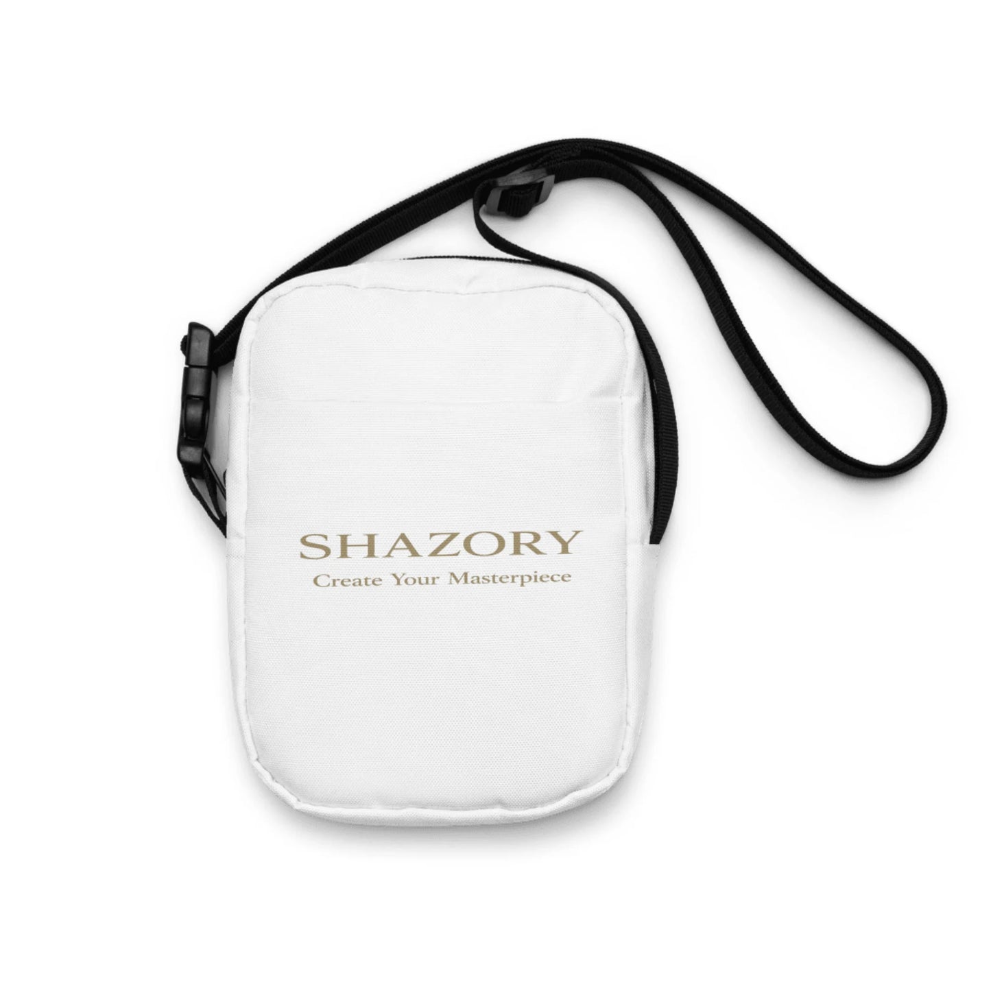 Custom utility crossbody bag with personalized design from Shazory