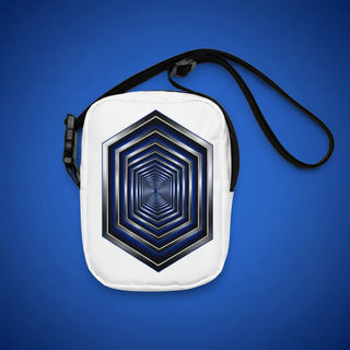 Custom utility crossbody bag with personalized design from Shazory