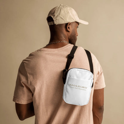 Alternate angle of custom utility crossbody bag — personalized design with crossbody bag