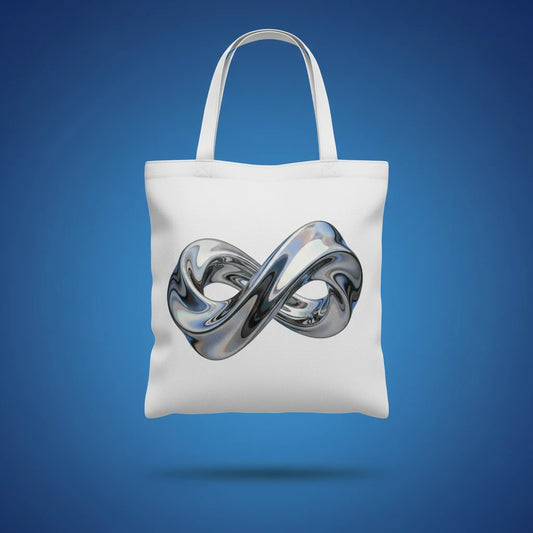 Custom organic cotton tote bag with personalized photo or design from Shazory