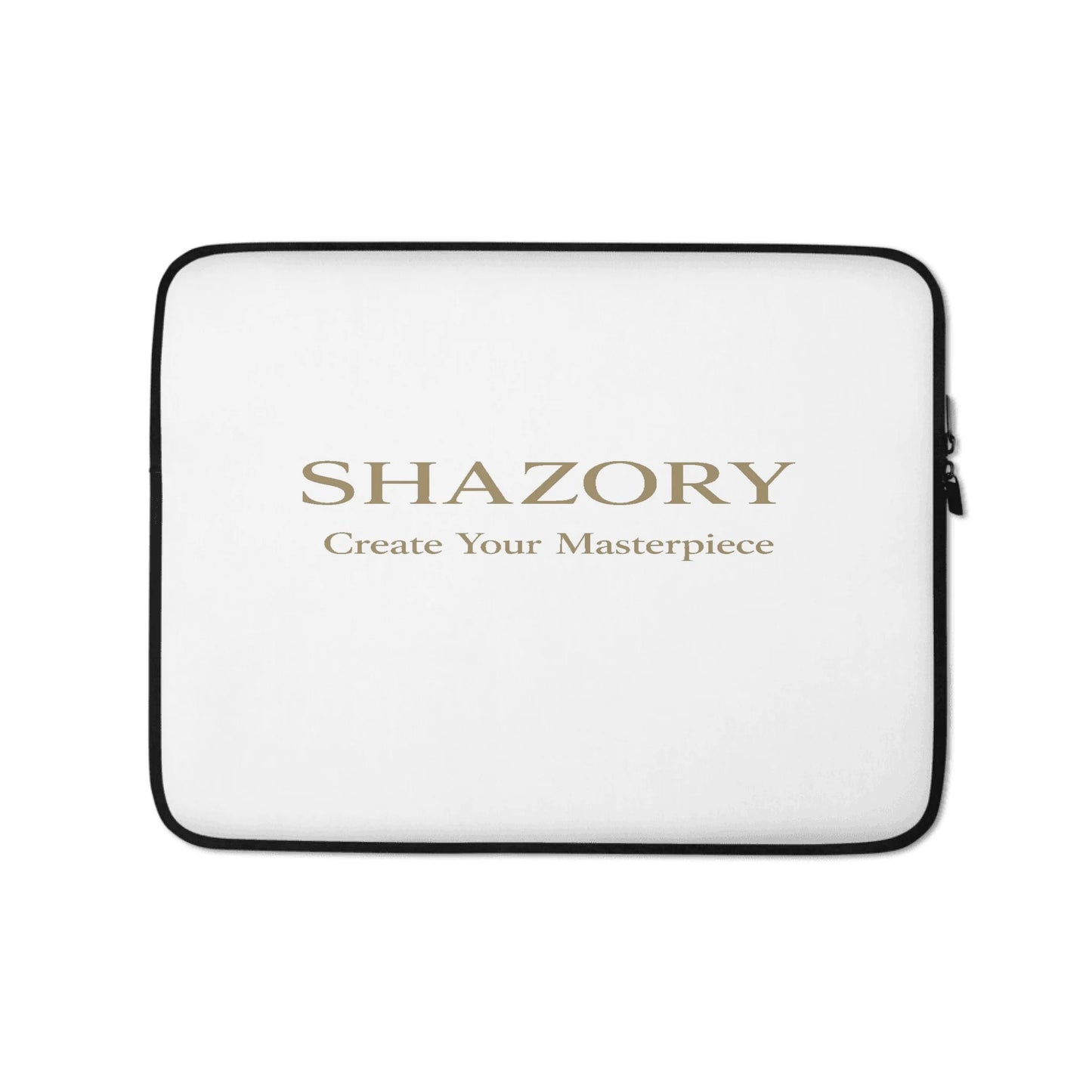 Front view of personalized neoprene laptop sleeve — laptop case for everyday use